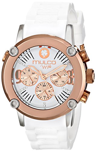 MULCO Women's MW2-28049-011 Analog Display Swiss Quartz White Watch