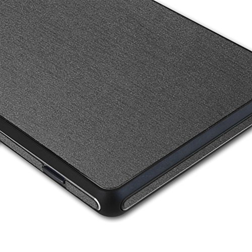 

Skinomi® TechSkin - Sony Xperia Z3V Screen Protector + Brushed Steel Full Body Skin Protector with Free Lifetime Replacement Warranty / Front & Back Wrap / Premium HD Clear Film / Ultra High Definition Invisible and Anti-Bubble Crystal Shield - Retail Pa