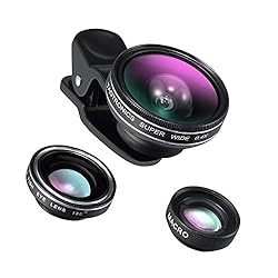 TaoTronics カメラレンズキット クリップ式　3点セット(魚眼、マクロ、広角レンズ) スマートフォン タブレットPC用 TT-SH014