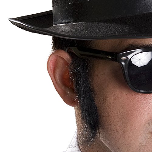 Sideburns-Mustache-Eyebrow Costume Kit