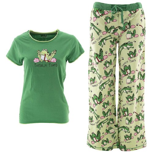 Lazy One Toadally Tired Pajama Set for Juniors