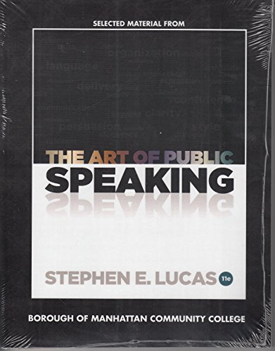 ART OF PUBLIC SPEAKING-W/ACCESS>CUSTOM< by Lucas