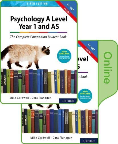The Complete Companions for AQA Year 1 and AS Student Book Print and Online Book pack by Mike Cardwell