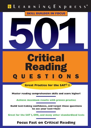 501 Critical Reading Questions by LearningExpress Editors
