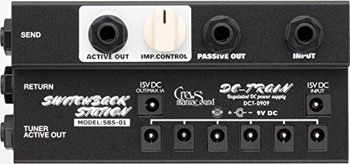 Crews Maniac Sound SBS-01　SWITCH BACK STATION ジャンクションボックス&パワーサプライ&バッファー なにこれｗｗｗ　チューナーとパワーサプライが合体！？　変わり種パワーサプライ特集　