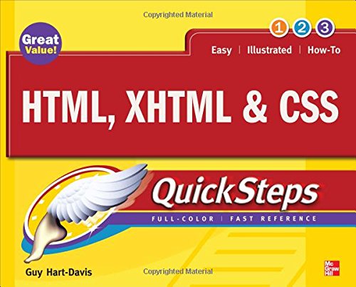 HTML, XHTML &amp; CSS QuickSteps by Guy Hart-Davis