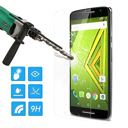 Motorola Moto X Play Screen Protector, NEWELL™ Premium HD 0.26mm 2.5D Tempered Glass Screen Protector (for Motorola Moto X Play / Moto Droid Maxx 2)