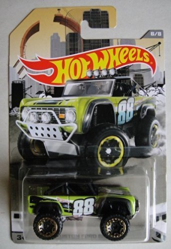 Hot Wheels 2016 Release Walmart Exclusive Green Custom Ford Bronco 6/8