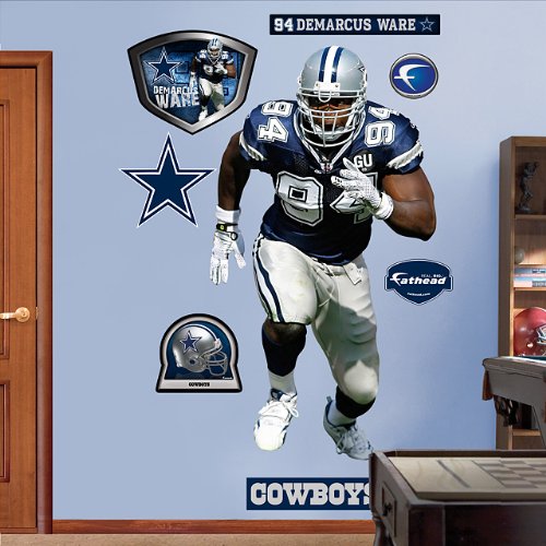 

DeMarcus Ware REAL BIG Fathead Wall Graphics 3'3"W x 6'2"H