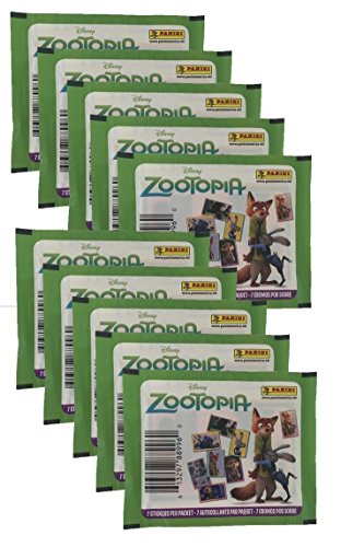 Panini Disney Zootopia 10 Sticker Packs