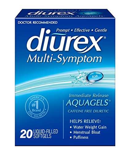 diurex multi-symptom aquagels, 20 count