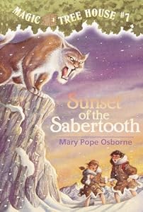 Sunset Of The Sabertooth (Turtleback School & Library Binding Edition) (Magic Tree House)