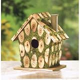 koehler Home Decor Outdoor Garden Accent Moss Bird House