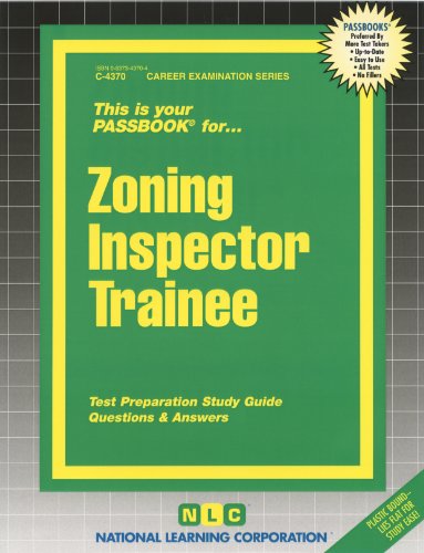 Zoning Inspector Trainee by Passbooks