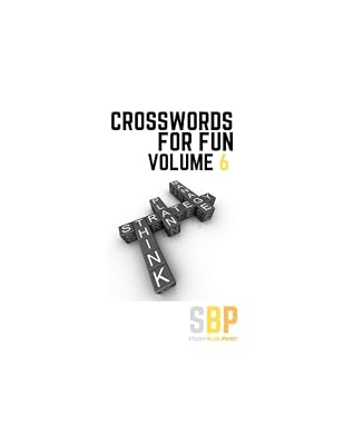 Crosswords For Fun: Volume 6
