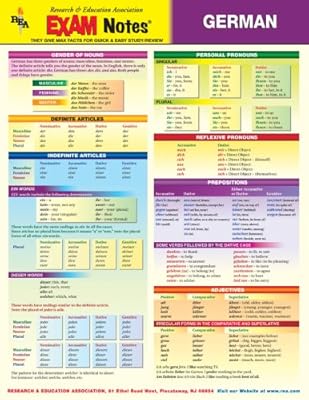 EXAMNotes for German (EXAMNotes)