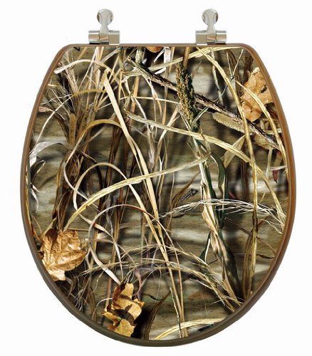 Algopix Similar Product 3 - RealTree Camouflage Round Toilet Seat