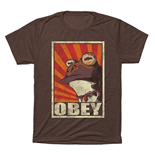 Obey The Hypnotoad! - Teepublic Male T-Shirt/Tri-Blend T-Shirt