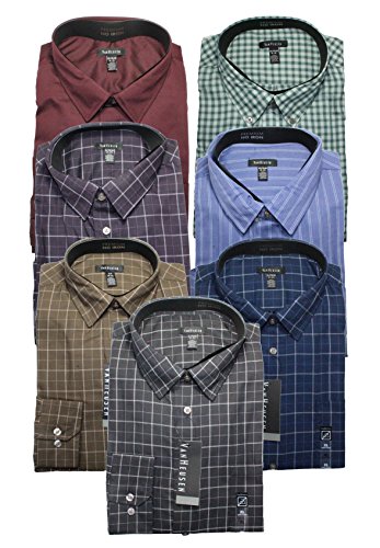 Van Heusen Mens Premium No Iron Long Sleeve Dress Shirts - Assorted Styles
