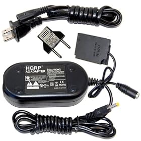 HQRP Kit AC Power Adapter and DC Coupler compatible with Nikon COOLPIX S8000 S8100 S8200 S9100 S9300 Digital Camera plus Euro Plug Adapter