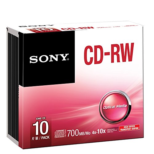 Algopix Similar Product 5 - SONY 10X CDRW DATA HIGH SPEED 700MB SLIM