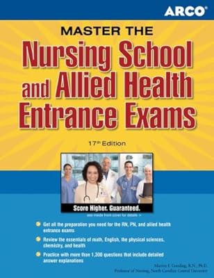 ARCO Master the Nursing School and Allied Health Entrance Exams, 17th Edition