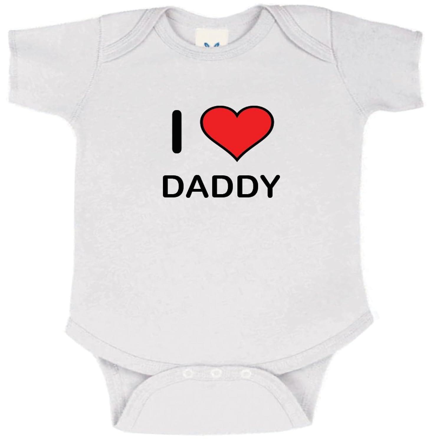 

I Love Daddy with Red Heart Graphic Baby Infant T-shirt Size 6 Months [Apparel]