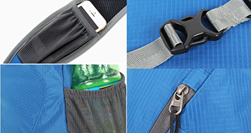 

WATERFLY Packable Shoulder Backpack Sling Chest Sport Hiking Bag Cover Bicycle Messenger Cross Body Bag Rucksack Travel Backpack School Backpack Camping Bag Bookbag