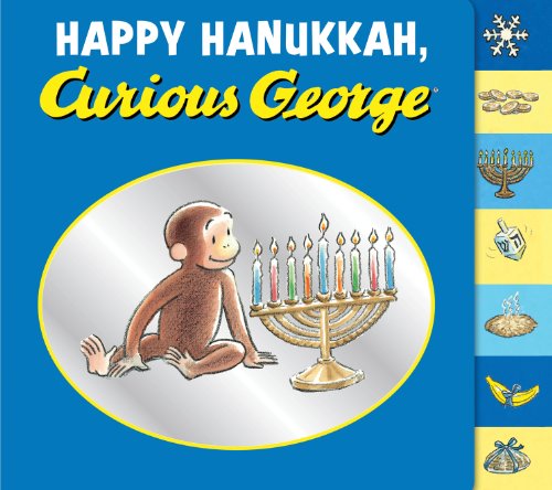 Happy Hanukkah, Curious George tabbed board book by H. A. Rey  ,