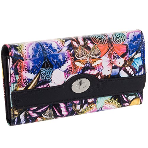 Mundi Womens File Master Organizer Wallet (Butterflies)
