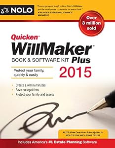 Quicken WillMaker Plus 2015 Edition: Book &amp; Software Kit