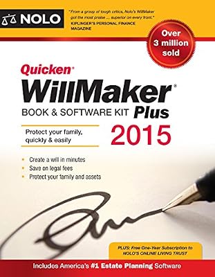 Quicken WillMaker Plus 2015 Edition: Book &amp; Software Kit