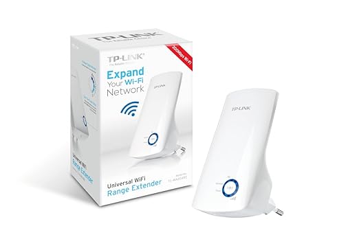 TP-LINK TL-WA854RE - Extensor de red WiFi/WiFi Booster (3W, 272 g, N300, Repetidor, WPS, enchufable a la pared), blanco