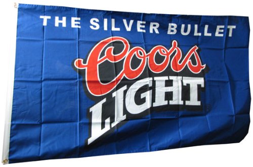 NEOPlex 3' x 5' Coors Light Silver Bullet Blue Flag