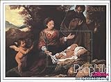 Briefmarken für Sammler: Benin Block17 gestempelt 1996 Weihnachten: Gemälde - Prophila
