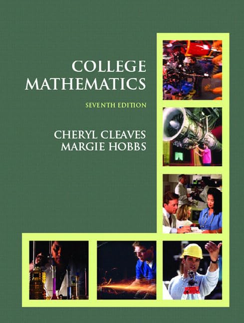 College Mathematics by Margie J. Hobbs