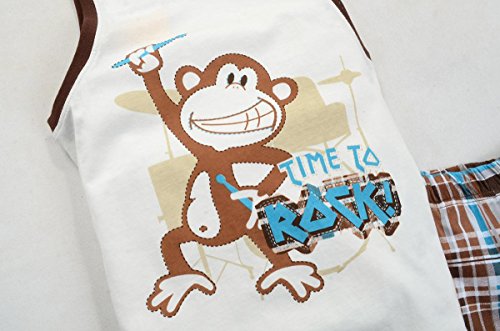 

[IGO.]Short Sleeve Baby clothing Set Short Sleeve baby T-shirt+pants DB#2