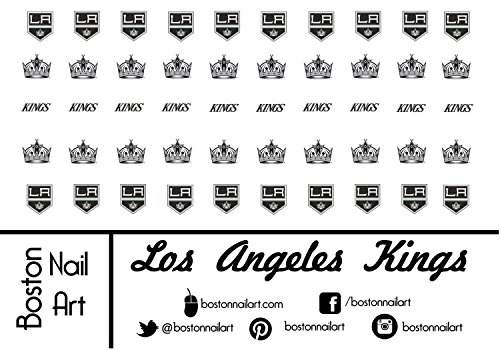 NHL - Los Angeles Kings Waterslide Nail Decals - 50pc
