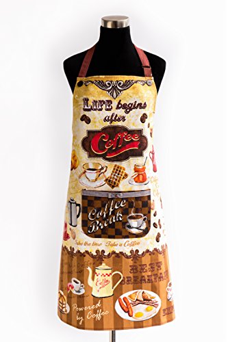 Algopix Similar Product 10 - Apron Coffee By Kitchen-chic