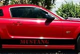 Racing Stripe Ford Mustang Graphic Vinyl Decal Car Kit Side Reviews