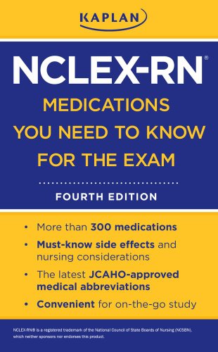 Kaplan NCLEX-RN Medications You Need to Know for the Exam by Kaplan