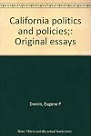 California politics and policies; original essays