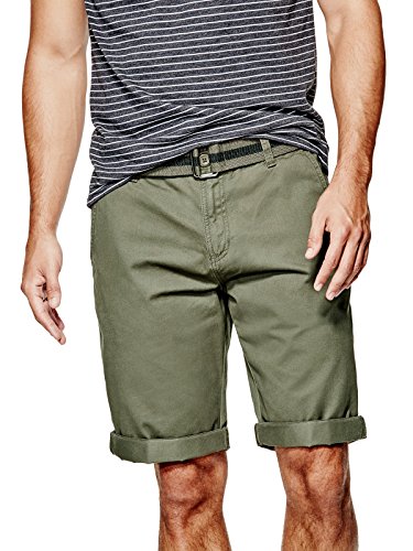 GUESS Men's Kade Flat-Front Shorts