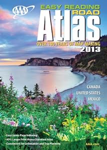 AAA Easy Reading Road Atlas 2013