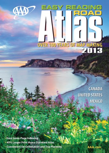 AAA Easy Reading Road Atlas 2013 by AAA Publishing