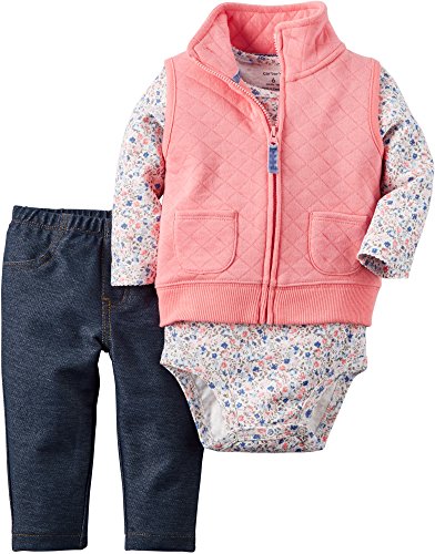 Carter's 3 Piece Quilted Vest Set (Baby)