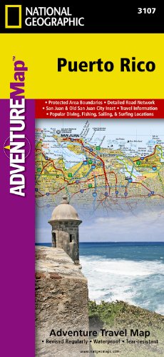 Puerto Rico (Adventure Map (Numbered)) by National Geographic Society (U. S.)