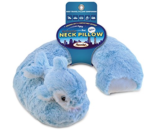 

Plush Super-Soft Travel Neck Pillow - Dolphin