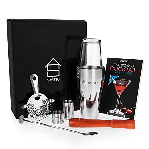 Algopix Similar Product 2 - Savisto Premium 8 Piece Cocktail Set