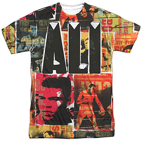 Muhammad Ali Posters All Over Sublimation Print Adult T-Shirt